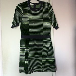 A.L.C. Striped Dress with Side Slit New w tags